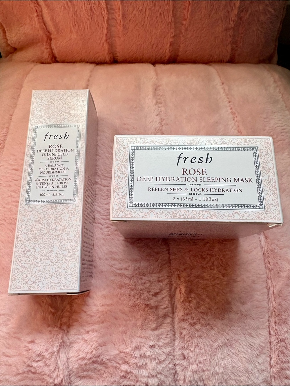 fresh Rose Deep Hydration Set - Serum & Moisturizer